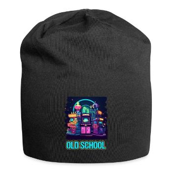 Arcade Gaming Retro Slots Games 80s Gamer - Jersey Beanie - black - Front