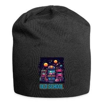 Arcade Gaming Retro Slots Games 80s Gamer - Jersey Beanie - black - Front