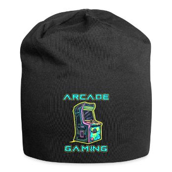 Arcade Gaming Retro Slots Games 80s Gamer - Jersey Beanie - black - Front