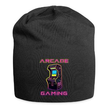 Arcade Gaming Retro Slots Games 80s Gamer - Jersey Beanie - black - Front
