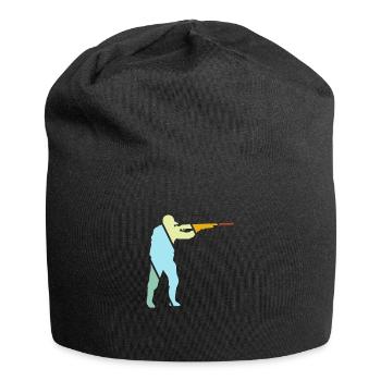 Hunter Rétro - Bonnet en jersey - noir - Devant