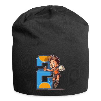 Handball Anniversaire - 2 ans Garçon - 2. - Bonnet en jersey - noir - Devant