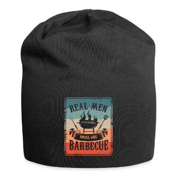 I'm Here For The Barbecue BBQ Grilling Grill Cook - Jersey Beanie - black - Front