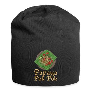Ich bin nur hier für Som Tum Thai Food Lover - Jersey-Beanie - Schwarz - Vorne