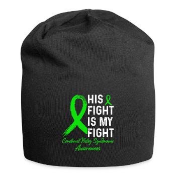 Fight awareness of cerebral palsy syndrome - Jersey Beanie - black - Front