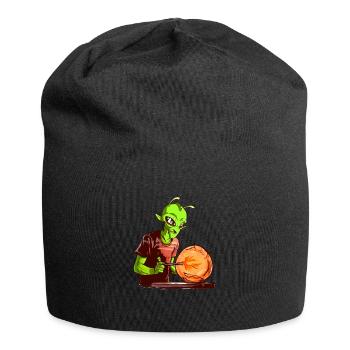Alien comme souffleur de verre - souffleurs de verre souffleurs de verre - Bonnet en jersey - noir - Devant