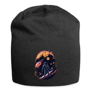 Fantaisie spatiale - Bonnet en jersey - noir - Devant