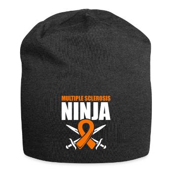 Ms-conscience Sclérose en plaques Ninja - Bonnet en jersey - charbon - Devant