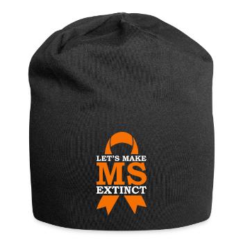 Ms-conscience débarrassons-nous de la sclérose en plaques - Bonnet en jersey - noir - Devant