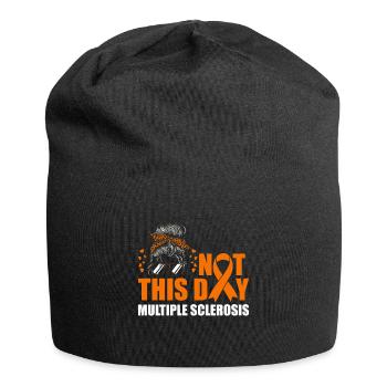 Mme Not Today - Sclérose en plaques - Bonnet en jersey - noir - Devant