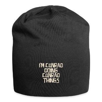 I'm Conrad doing Conrad things - Jersey-Beanie - Schwarz - Vorne