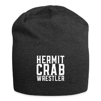Hermit Crab Gifts - Jersey Beanie - charcoal grey - Front