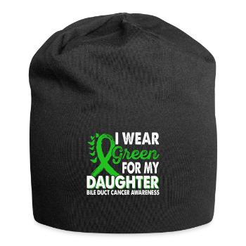 Wear green for Awareness Month for - Jersey Beanie - black - Front