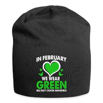 In February, we carry the Green Gall Duct Cancer - Jersey Beanie - black - Front