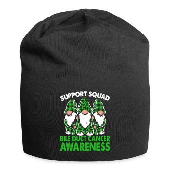 Support Squad Bile Duct Cancer Awareness Month - Jersey Beanie - black - Front
