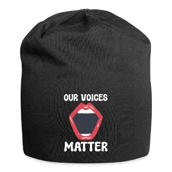 Our Voices Matter Women Activist - Jersey Beanie - black - Front