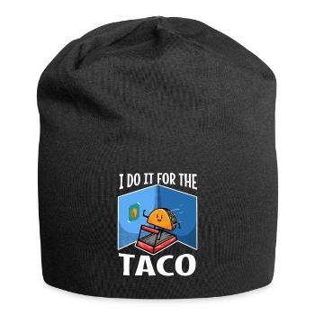 I do it for the Tacos - Jersey Beanie - black - Front