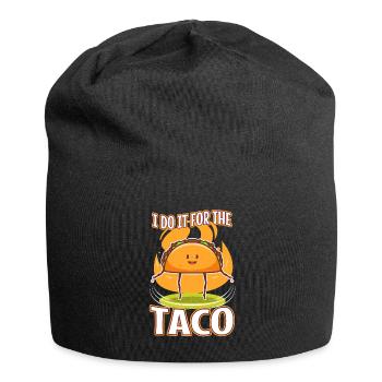 I do it for the Tacos - Jersey Beanie - black - Front