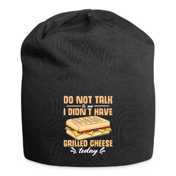Love Grilled Cheese Men Women - Jersey-Beanie - Schwarz - Vorne