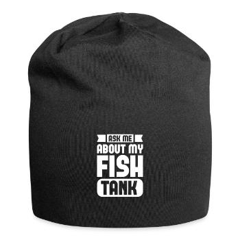 Aquarium Fish Tank Aquarist Fish Lovers - Jersey Beanie - black - Front