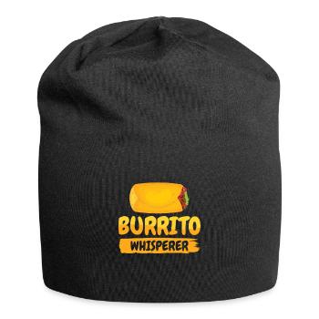 Burrito Mexikanisches Essen Liebhaber - Jersey-Beanie - Schwarz - Vorne