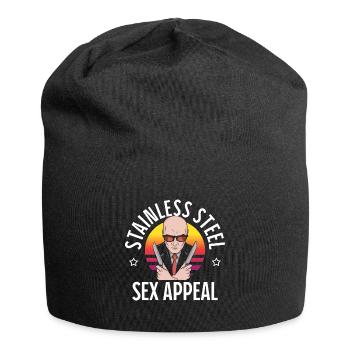 Drôle de collecteur de couteaux en acier inoxydable Sex Appeal - Bonnet en jersey - noir - Devant