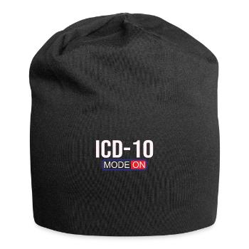 Medizinischer Assistent - Medizinischer Kodierer - Jersey-Beanie - Schwarz - Vorne