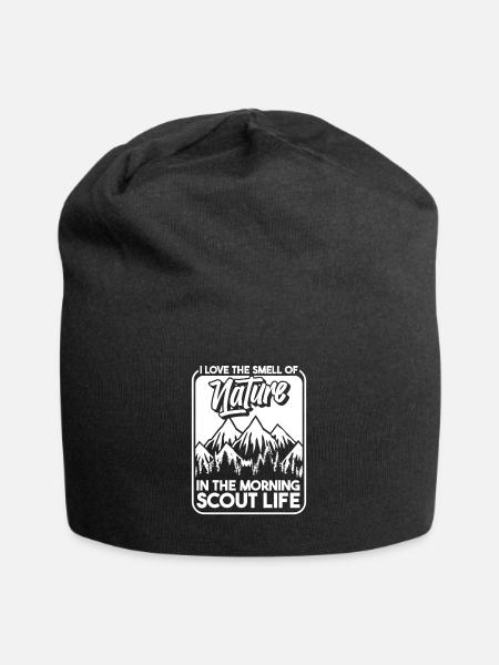 Pfadfinder - Jersey-Beanie - Schwarz
