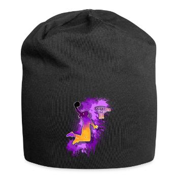 Basketball Basketballerin - Jersey-Beanie - Schwarz - Vorne