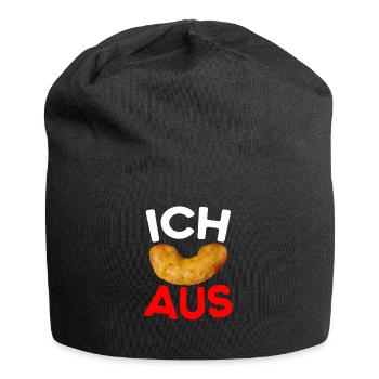 Ich Flip aus Erdnussflip - Jersey-Beanie - Schwarz - Vorne