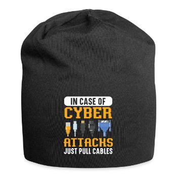 Je ne peux pas aider tant que vous n’avez pas soumis un ticket - Bonnet en jersey - noir - Devant