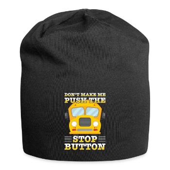 School Bus Monitor Bus Attendant School Transport - Jersey Beanie - black - Front