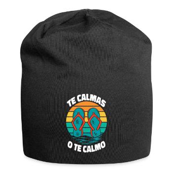 Te Calmas O Te Calmo Regalo Para Mama Spanish - Jersey Beanie - black - Front