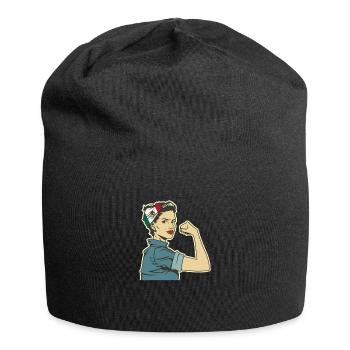 Cadeau de la nation mexicaine mexicaine - Bonnet en jersey - noir - Devant