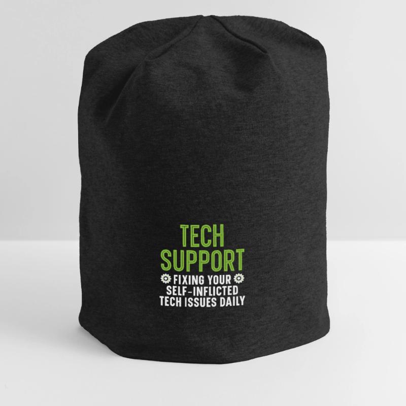 Tech Support Fixing Your Tech Issues Daily Jersey-Beanie