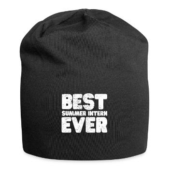 Intern Gift Unpaid Intern - Jersey Beanie - black - Front