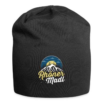 Rhöner Madl - Region Rhön Gebirge - Jersey-Beanie - Schwarz - Vorne