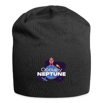 Neptune Occupy Planet Space - Jersey Beanie - black - Front