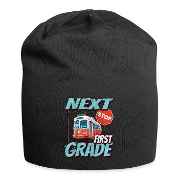 Nearest stop: First Class - Kids - Jersey Beanie - black - Front