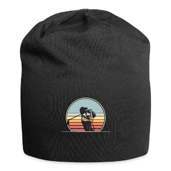 Golf Golfer - Jersey-Beanie - Schwarz - Vorne