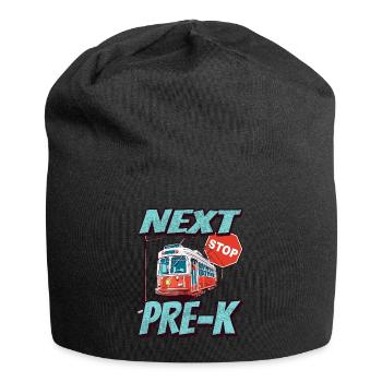 Nächste Haltestelle Grundschule - Kids Straßenbahn - Jersey-Beanie - Schwarz - Vorne