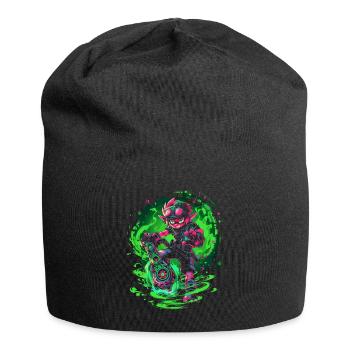 Legendärer Waldjunge: Zwilichtiges Gaming-Design - Jersey-Beanie - Schwarz - Vorne