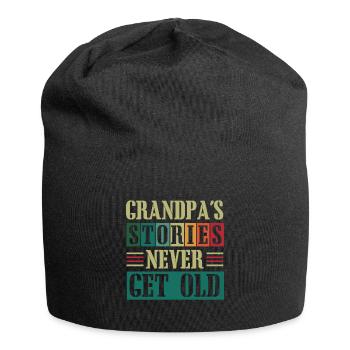 Meilleur grand-père de tous les temps, grand-père, Gramps, - Bonnet en jersey - noir - Devant