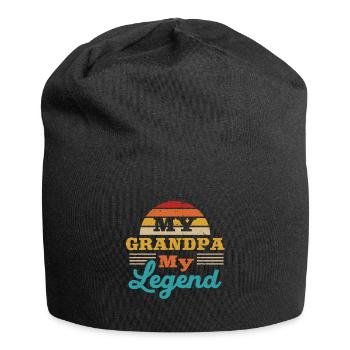 Bester Opa Aller Zeiten Großvater Gramps - Jersey-Beanie - Schwarz - Vorne