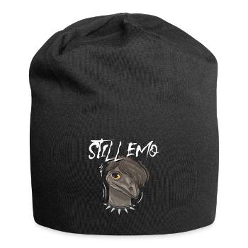 Emo Boy Emo Girl Emu Bird Emocore Punk Aesthetics - Jersey Beanie - black - Front