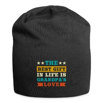 Bester Opa Aller Zeiten Großvater Gramps - Jersey-Beanie - Schwarz - Vorne