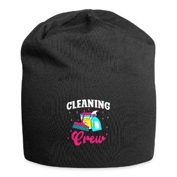 Équipe de nettoyage - Bonnet en jersey - noir - Devant