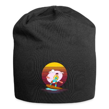 Paddleboarding Vapor - Jersey Beanie - black - Front