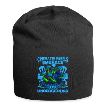 Underground Film, Independent Cinema, Horror - Jersey-Beanie - Schwarz - Vorne