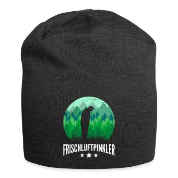 I love peeing outside Naturburschen Bergsteiger - Jersey-Beanie - Anthrazit - Vorne